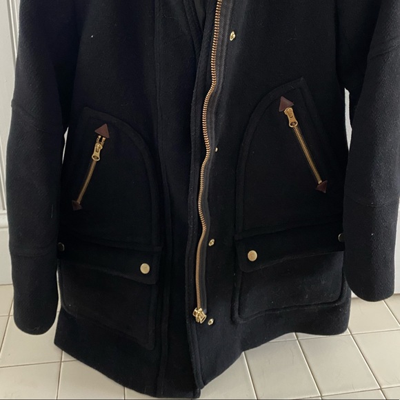 Black J. Crew Coat - Picture 2 of 6